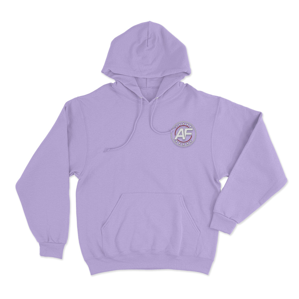 AF Badge Unisex Hoodie Purple AF Badge Unisex Hoodie Purple