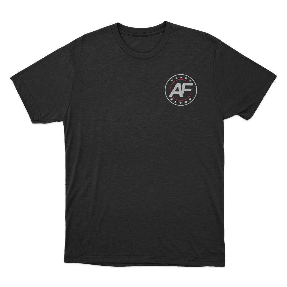 AF Badge Unisex T Shirt Black AF Badge Unisex T Shirt Black