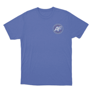 AF Badge Unisex T Shirt Blue