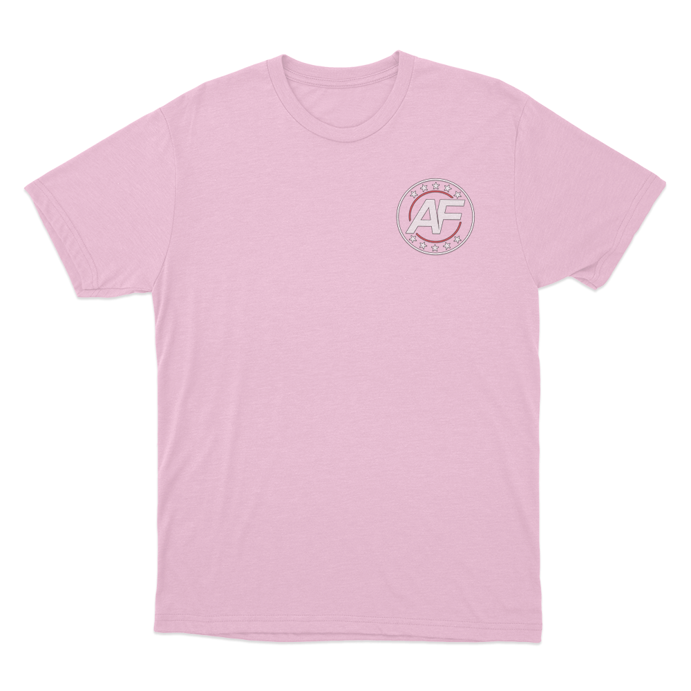 AF Badge Unisex T Shirt Pink AF Badge Unisex T Shirt Pink