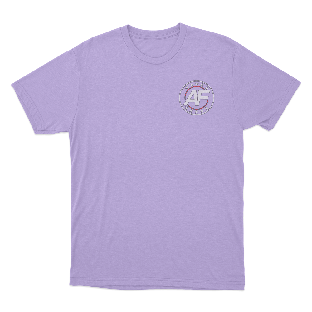 AF Badge Unisex T Shirt Purple AF Badge Unisex T Shirt Purple