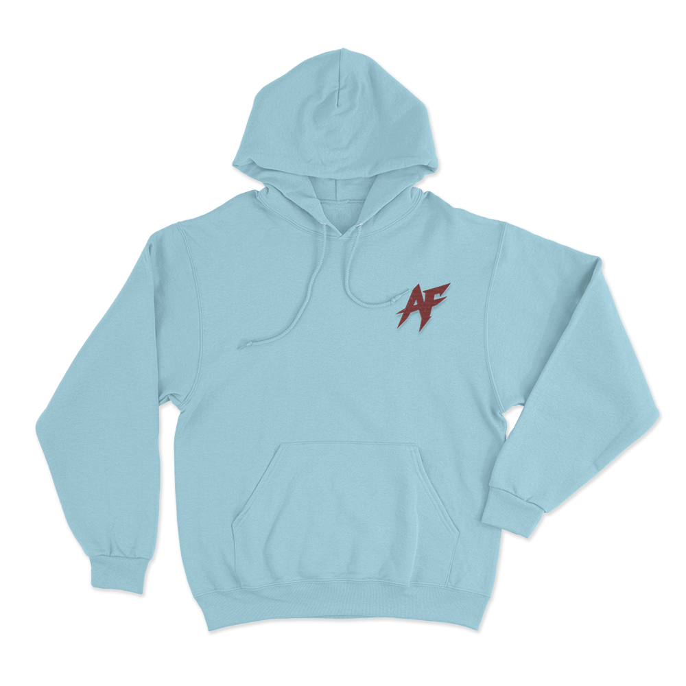 AF Logo Unisex Hoodie Sky Blue AF Logo Unisex Hoodie Sky Blue
