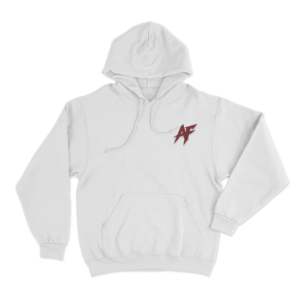 AF Logo Unisex Hoodie White