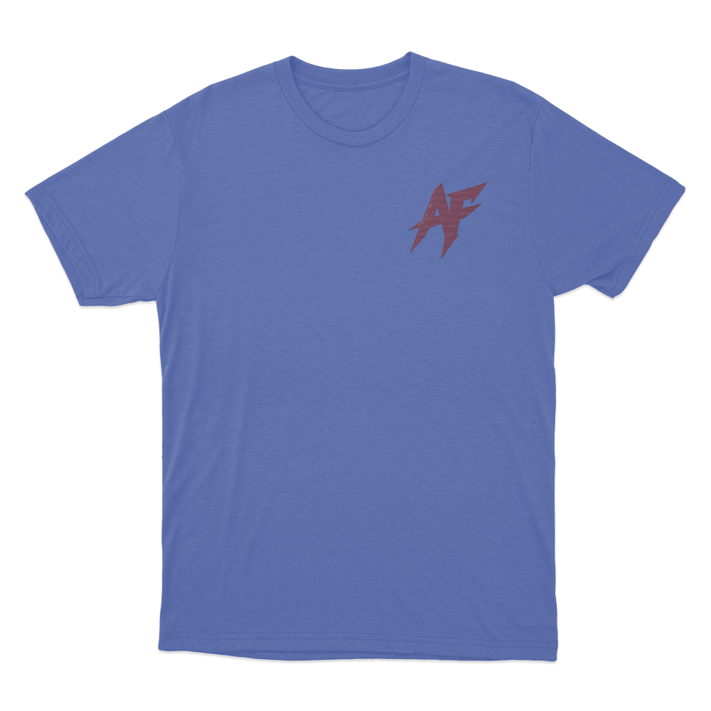 AF Logo Unisex T Shirt Blue AF Logo Unisex T Shirt Blue