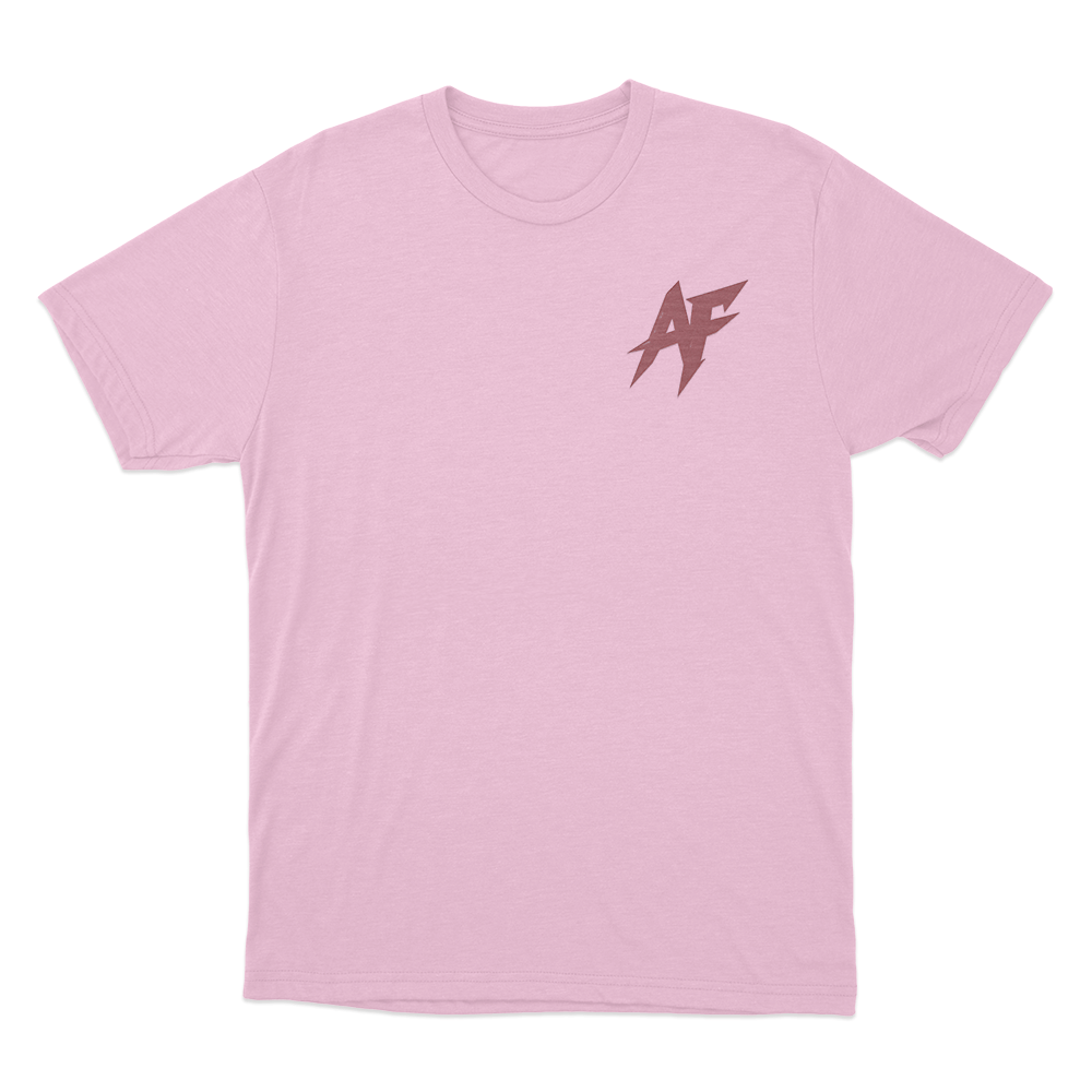 AF Logo Unisex T Shirt Pink AF Logo Unisex T Shirt Pink