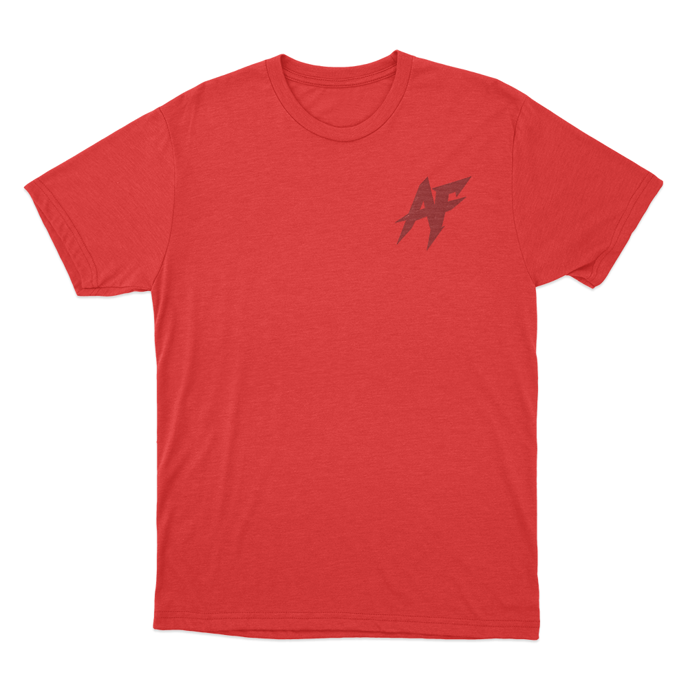 AF Logo Unisex T Shirt Red AF Logo Unisex T Shirt Red