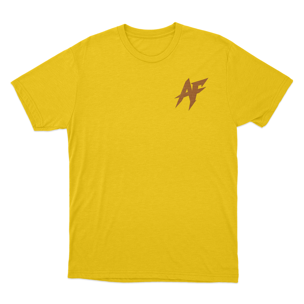 AF Logo Unisex T Shirt Yellow AF Logo Unisex T Shirt Yellow