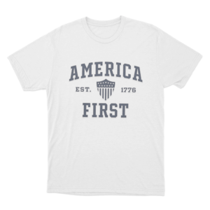 America First Est 1776 Unisex T Shirt White