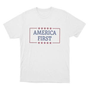 America First Stars Unisex T Shirt White