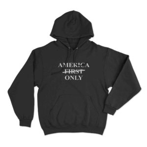 America Only Unisex Hoodie Black