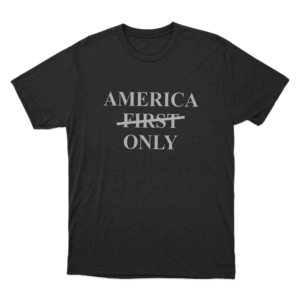 America Only Unisex T Shirt Black